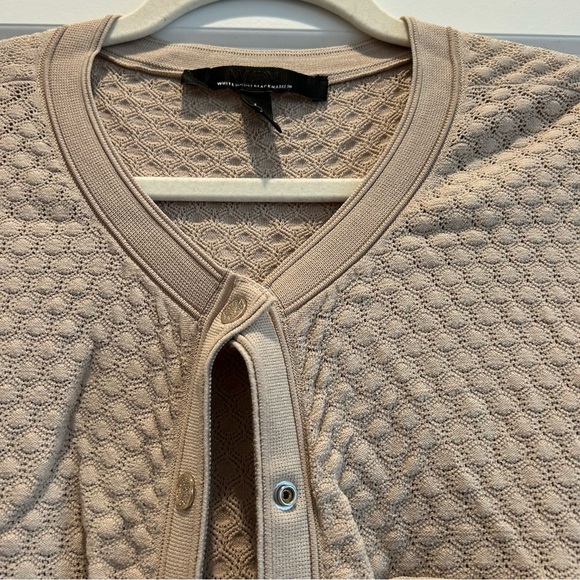 Tan snap closure cardigan - Picture 1 of 3